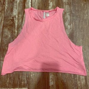 Bubblegum pink crop top